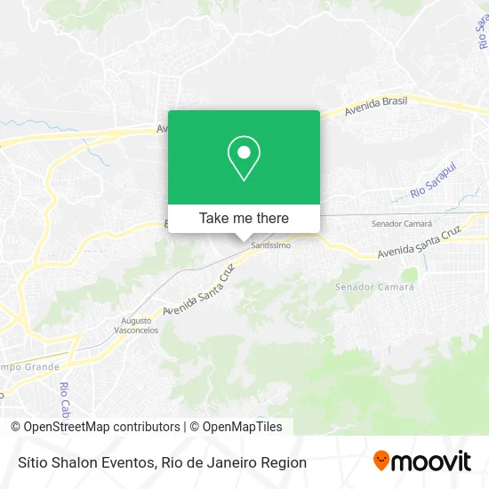 Sítio Shalon Eventos map
