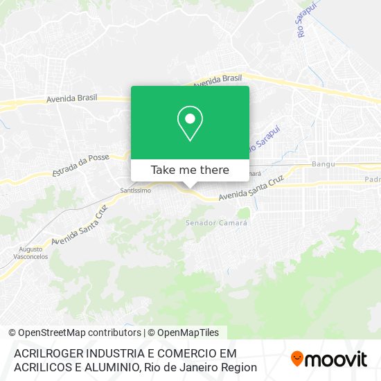 ACRILROGER INDUSTRIA E COMERCIO EM ACRILICOS E ALUMINIO map