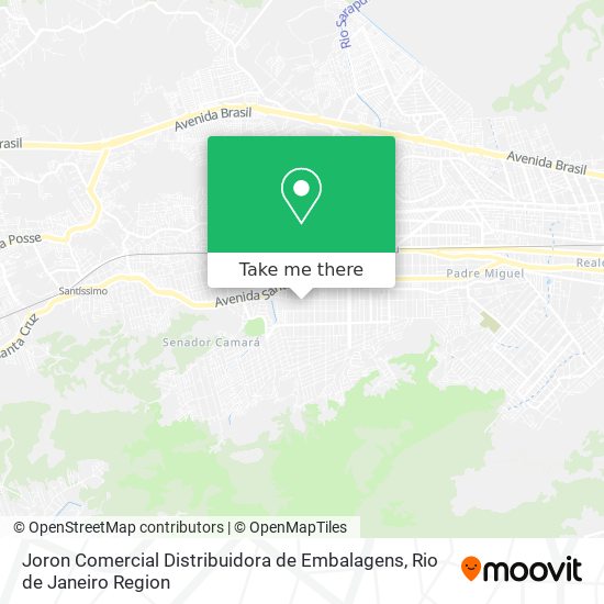 Joron Comercial Distribuidora de Embalagens map