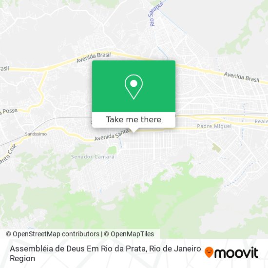 Mapa Assembléia de Deus Em Rio da Prata