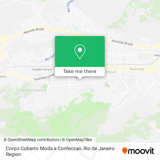 Corpo Coberto Moda e Confeccao map