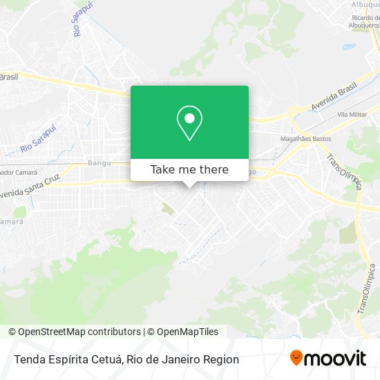 Tenda Espírita Cetuá map