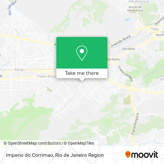 Imperio do Corrimao map