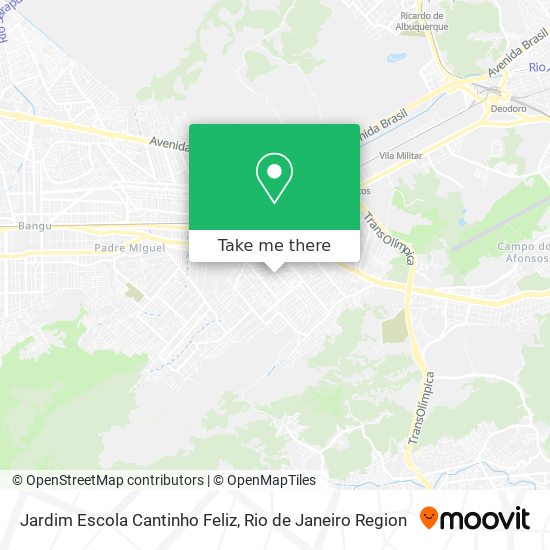 Mapa Jardim Escola Cantinho Feliz