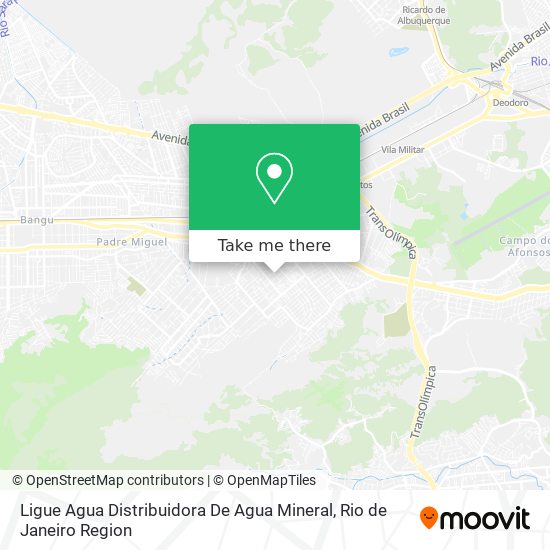 Ligue Agua Distribuidora De Agua Mineral map