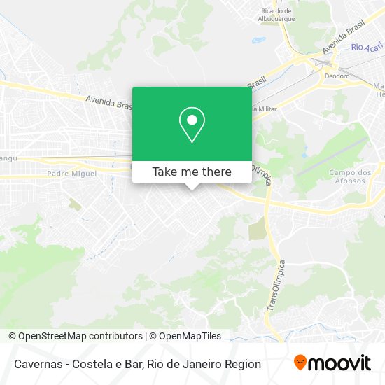 Cavernas - Costela e Bar map