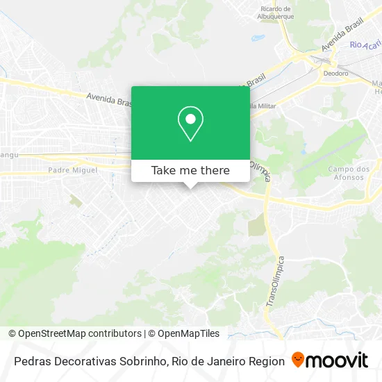 Pedras Decorativas Sobrinho map