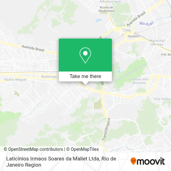 Laticinios Irmaos Soares da Mallet Ltda map