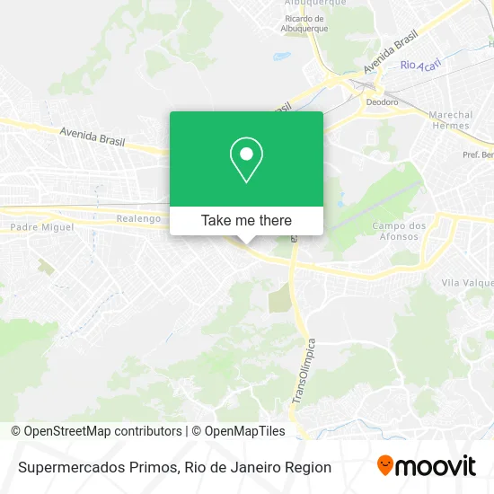 Supermercados Primos map