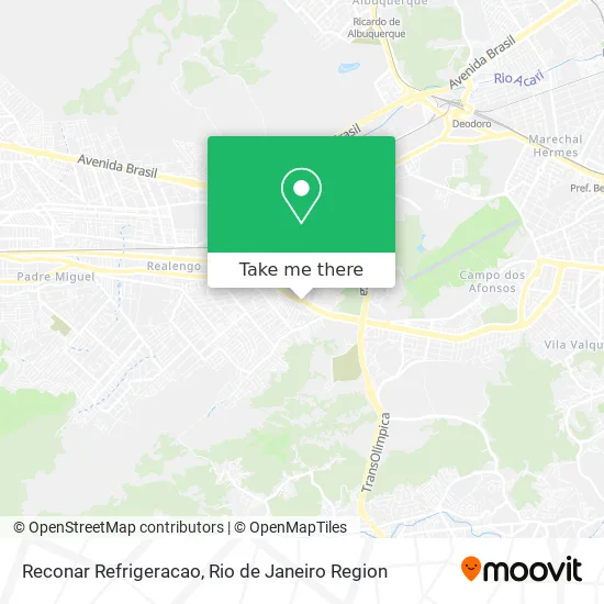 Reconar Refrigeracao map