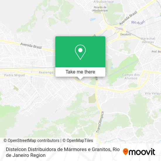 Distelcon Distribuidora de Mármores e Granitos map