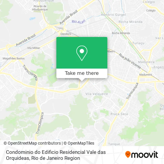 Condominio do Edificio Residencial Vale das Orquideas map