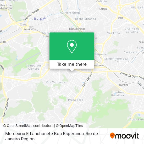 Mercearia E Lanchonete Boa Esperanca map