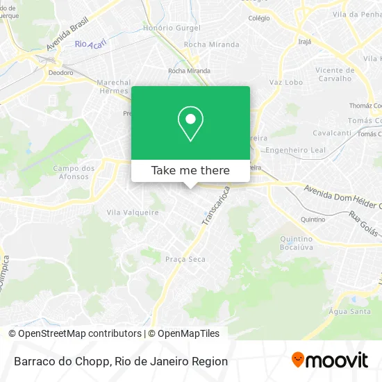 Barraco do Chopp map