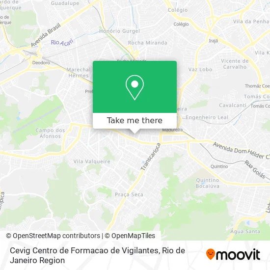 Cevig Centro de Formacao de Vigilantes map