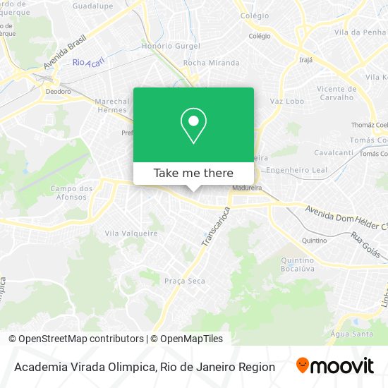 Mapa Academia Virada Olimpica