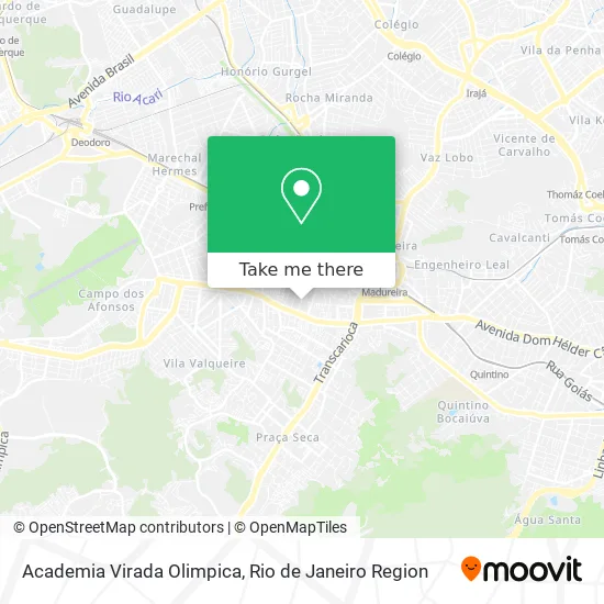 Academia Virada Olimpica map