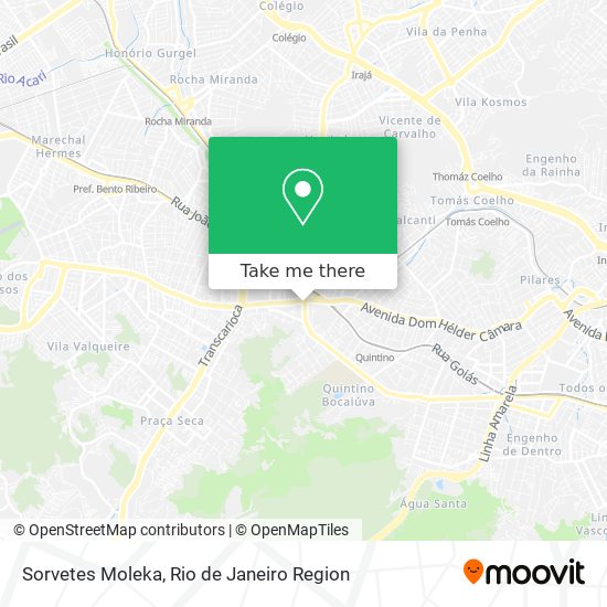 Mapa Sorvetes Moleka