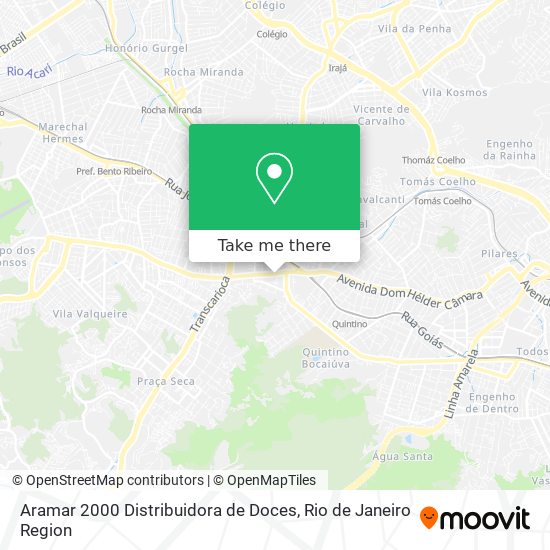 Aramar 2000 Distribuidora de Doces map