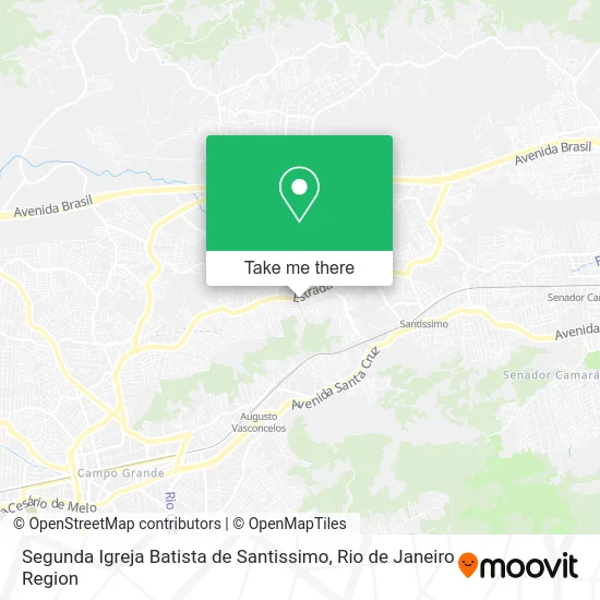 Segunda Igreja Batista de Santissimo map