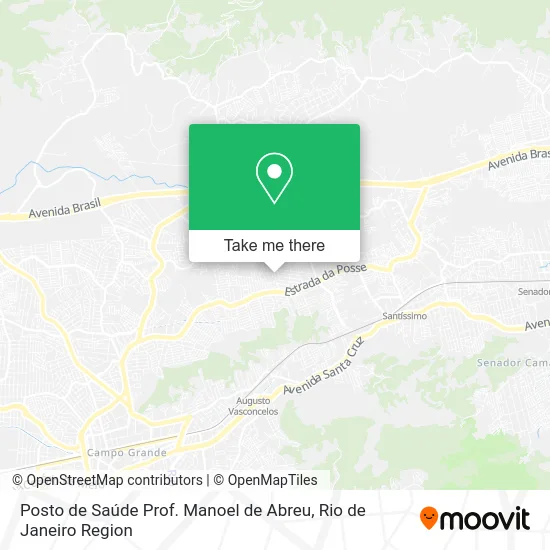 Posto de Saúde Prof. Manoel de Abreu map