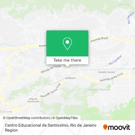 Centro Educacional de Santíssimo map