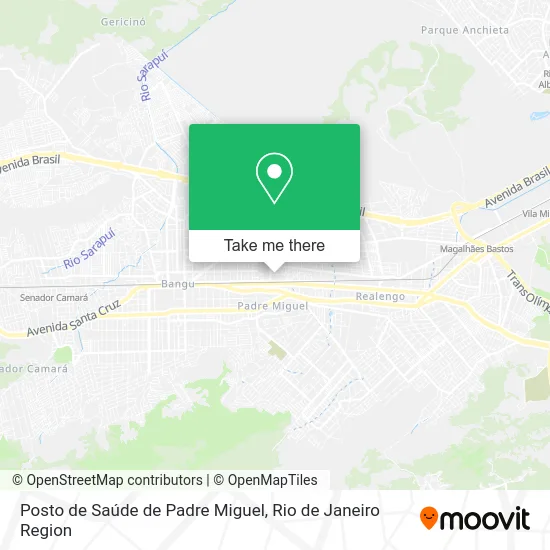Posto de Saúde de Padre Miguel map