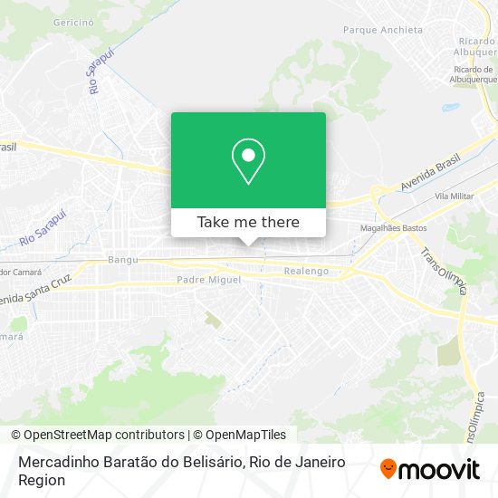 Mercadinho Baratão do Belisário map