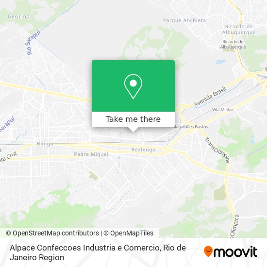 Alpace Confeccoes Industria e Comercio map