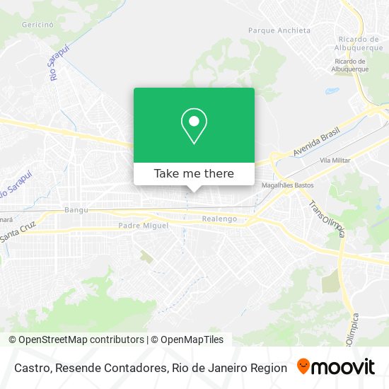 Mapa Castro, Resende Contadores