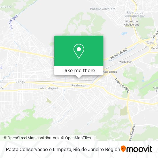 Pacta Conservacao e Limpeza map