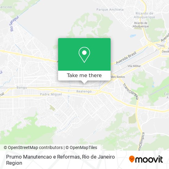 Prumo Manutencao e Reformas map