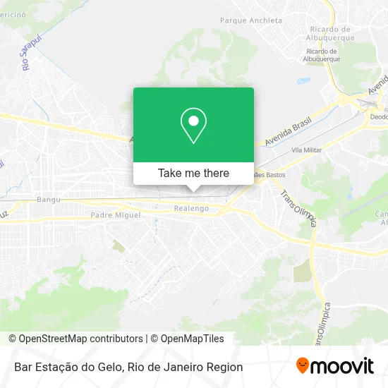 Bar Estação do Gelo map