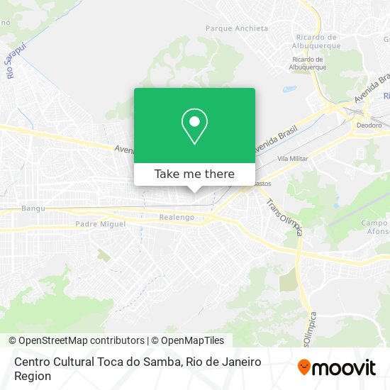 Centro Cultural Toca do Samba map