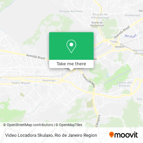 Video Locadora Skulaxo map