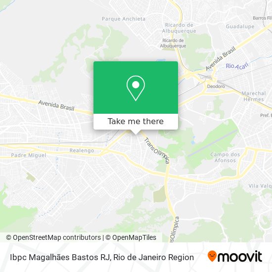 Ibpc Magalhães Bastos RJ map