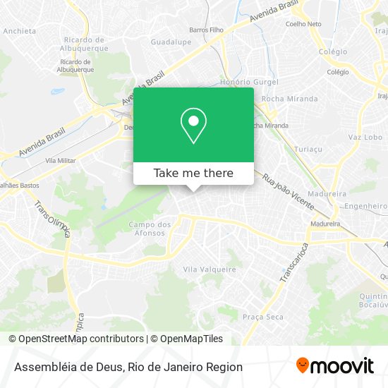 Assembléia de Deus map