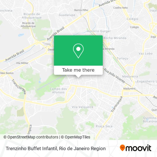 Trenzinho Buffet Infantil map