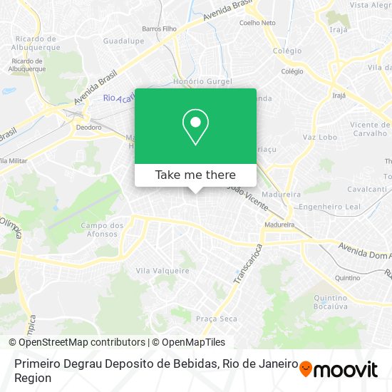 Primeiro Degrau Deposito de Bebidas map