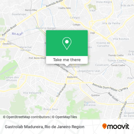 Mapa Gastrolab Madureira