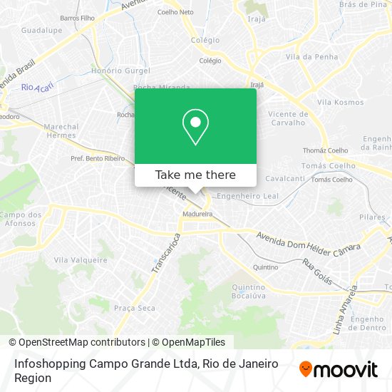 Infoshopping Campo Grande Ltda map