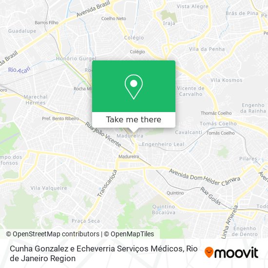 Cunha Gonzalez e Echeverria Serviços Médicos map