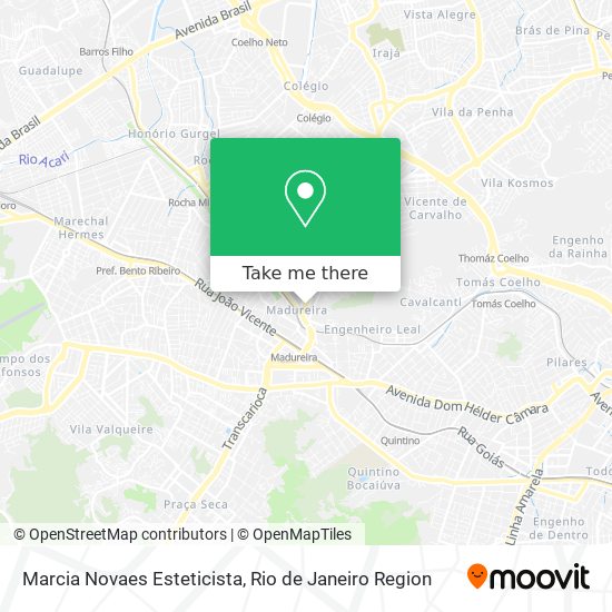 Marcia Novaes Esteticista map