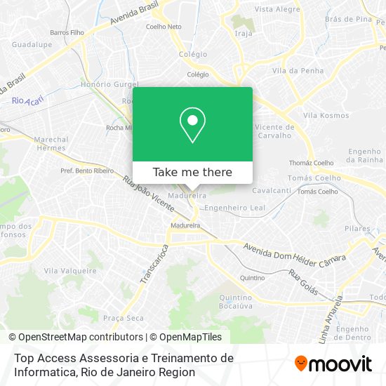 Top Access Assessoria e Treinamento de Informatica map