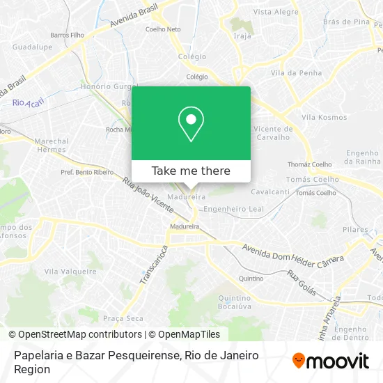 Papelaria e Bazar Pesqueirense map