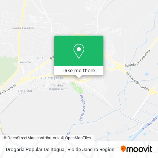 Mapa Drogaria Popular De Itaguai