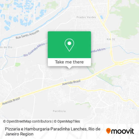 Pizzaria e Hamburgaria-Paradinha Lanches map