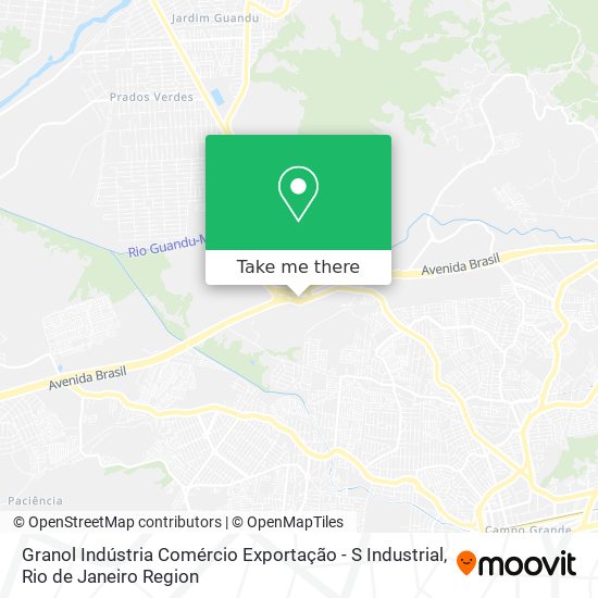 Granol Indústria Comércio Exportação - S Industrial map