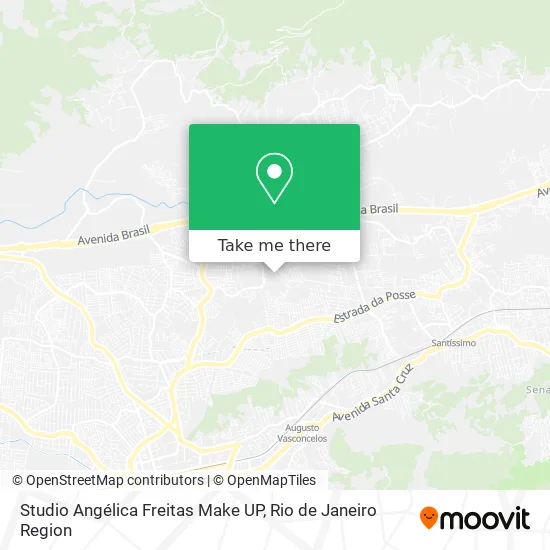 Studio Angélica Freitas Make UP map
