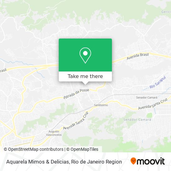 Mapa Aquarela Mimos & Delicias